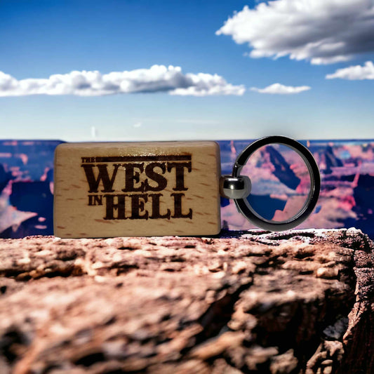 The West in Hell key ring