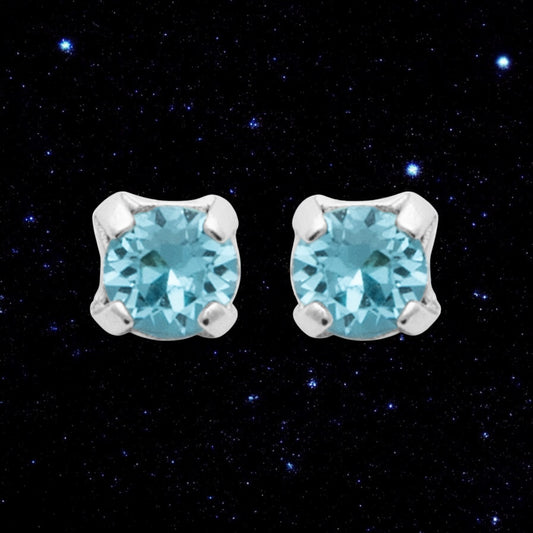 Cyan blue and white crystal claw set chips Shepherd's Star